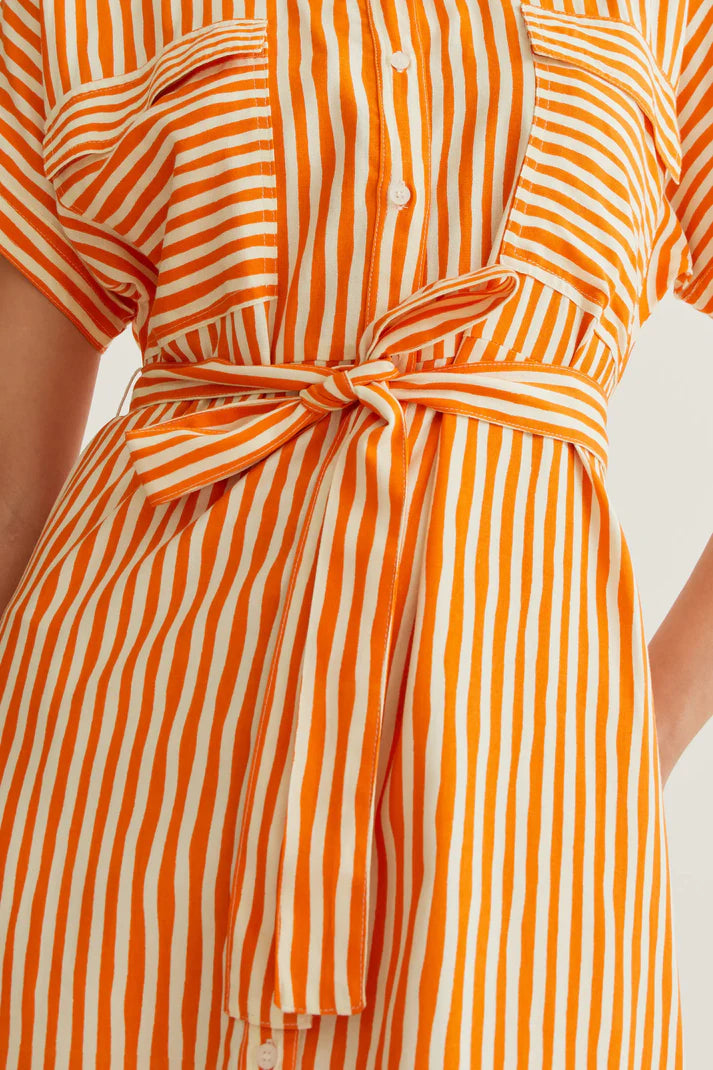 Abito lungo orange