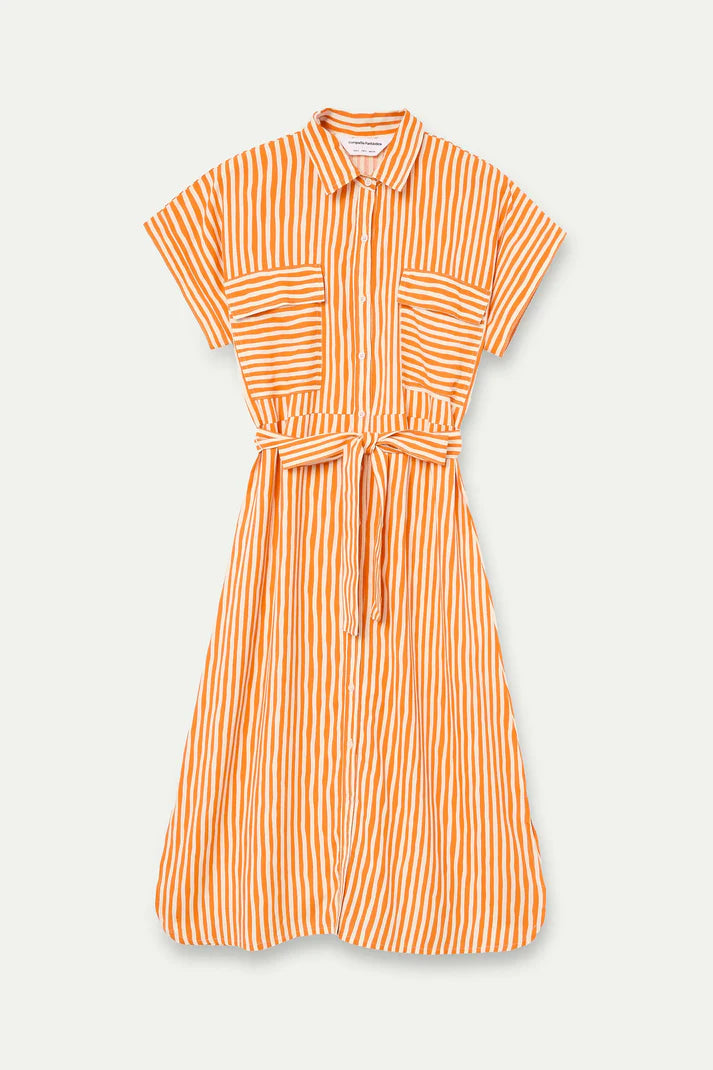 Abito lungo orange