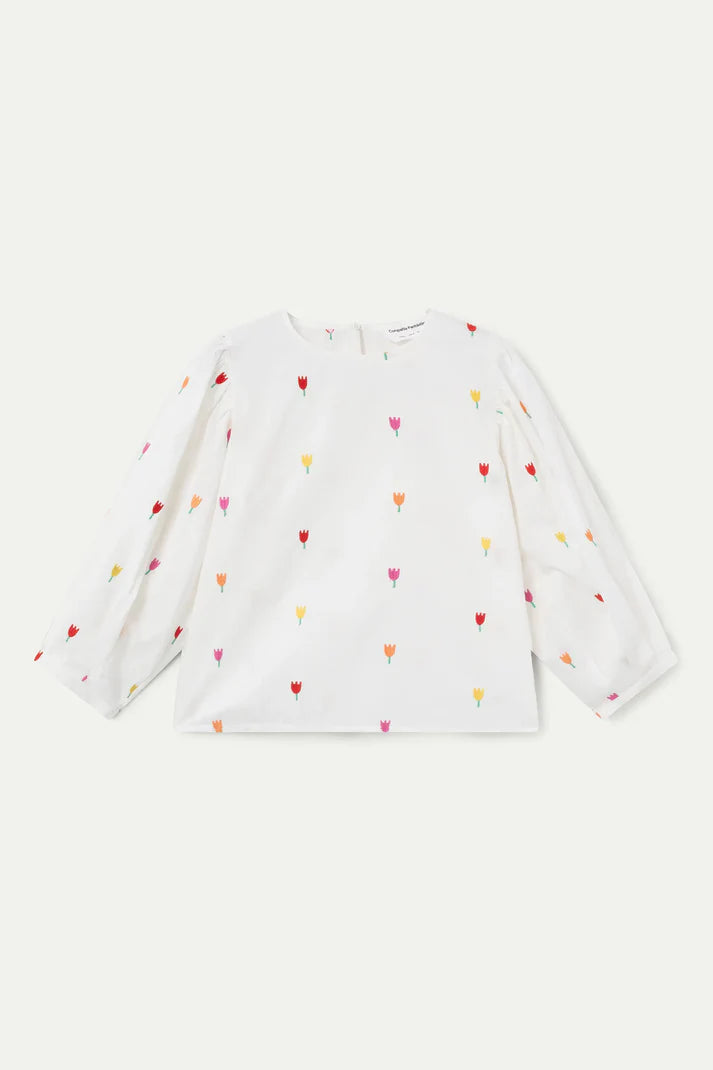 Top con tulipani
