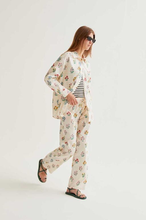 Pant lungo stampato