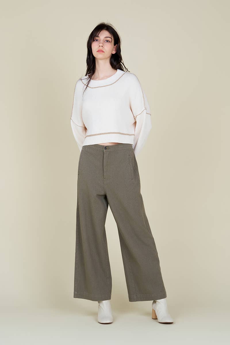 50592 - PANTALONI IN TWILL