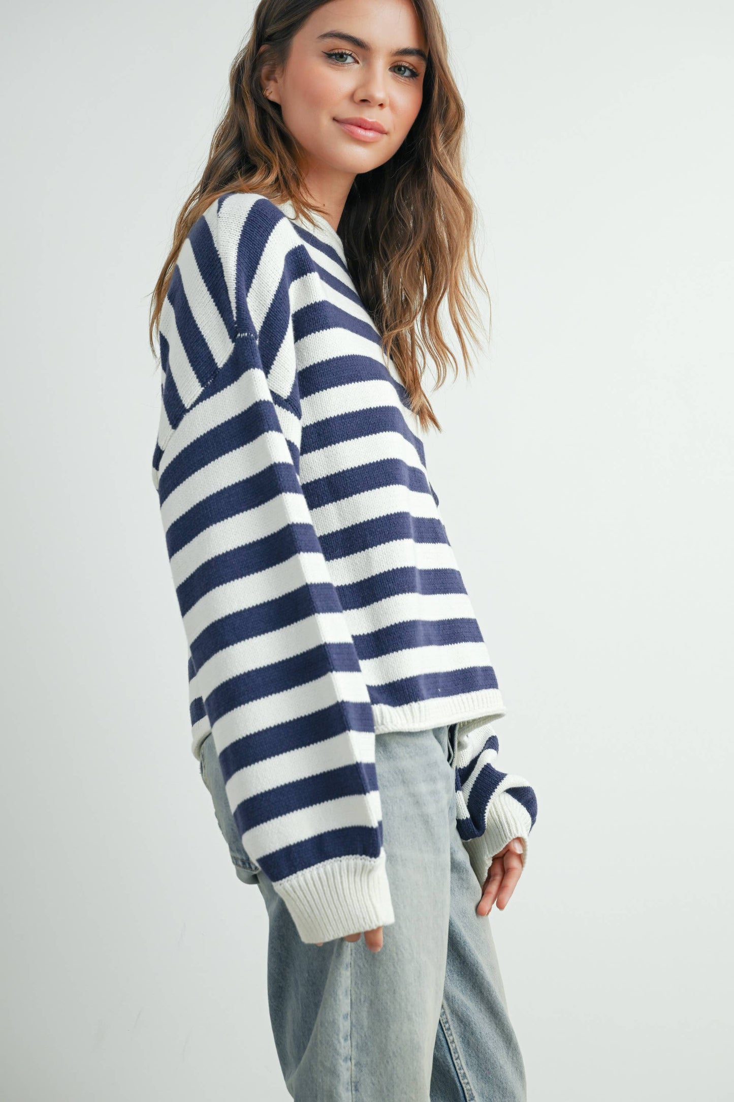 Maglione a righe - BMW7645