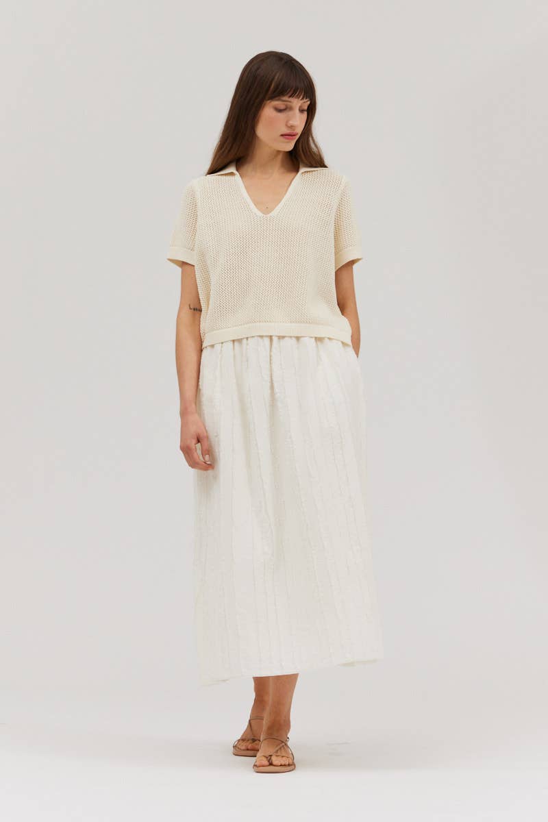 41845 - MAGLIA CAMICIA IN COTONE