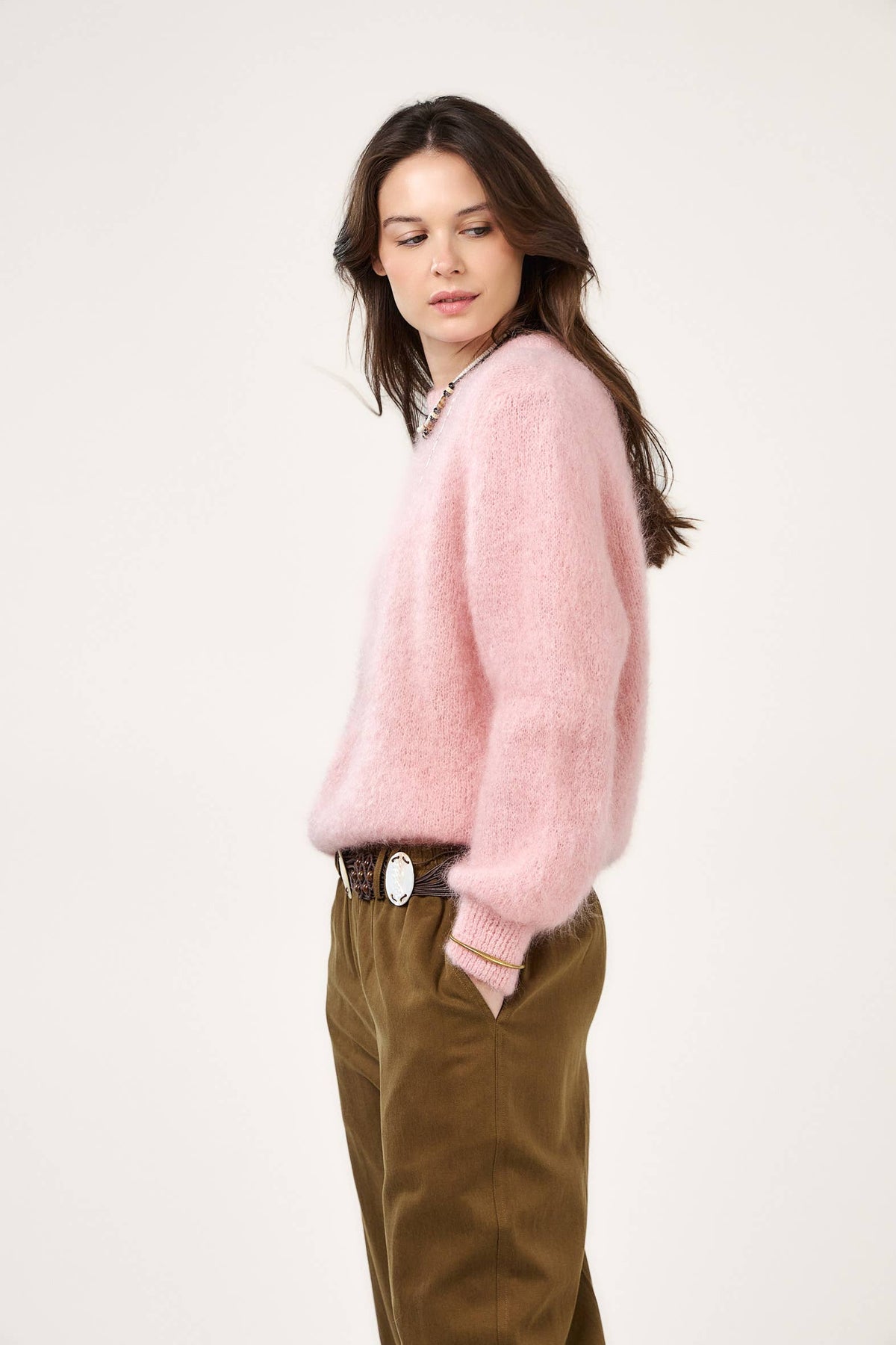 Pull in misto lana mohair