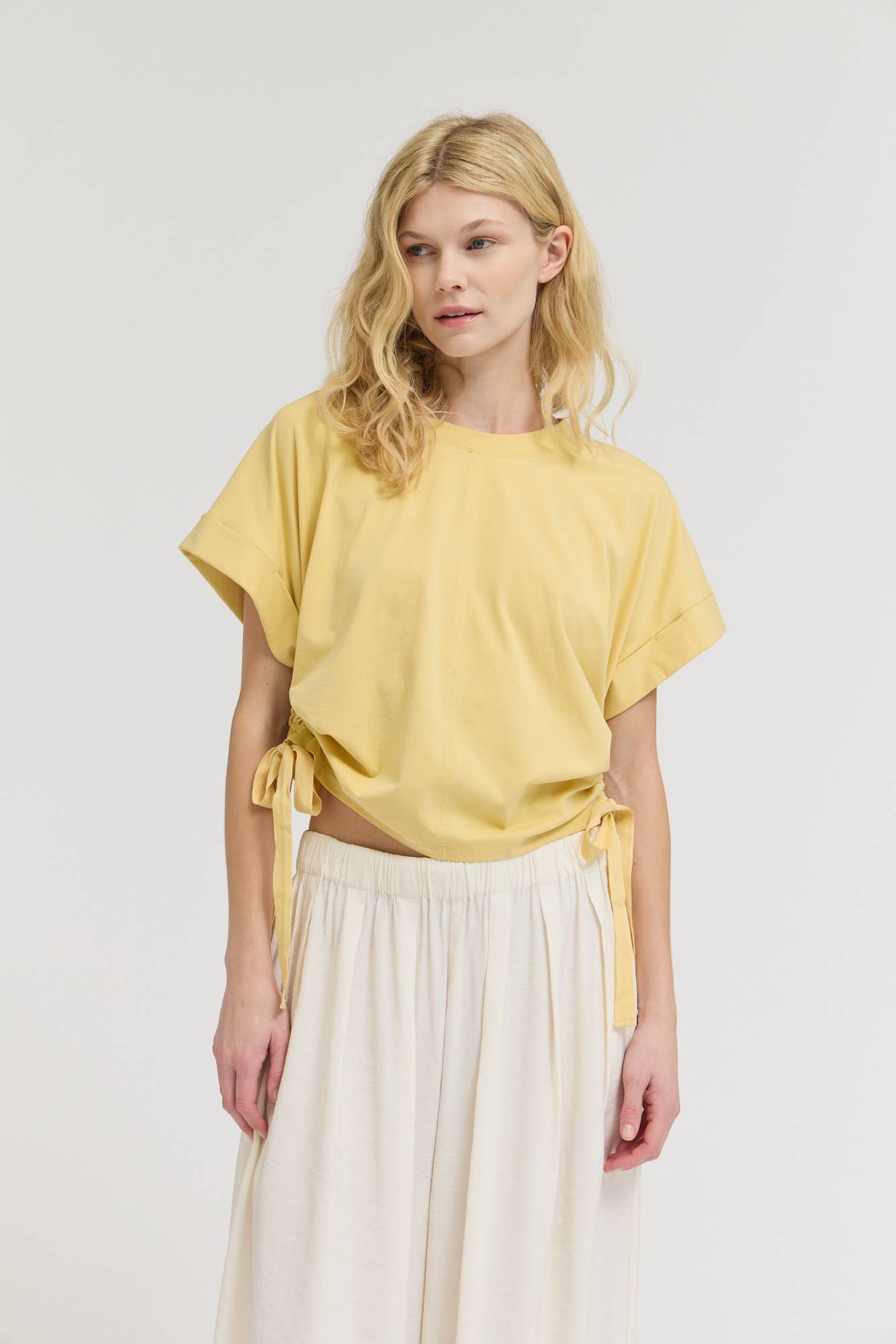 Boxi T-shirt con elastico laterale