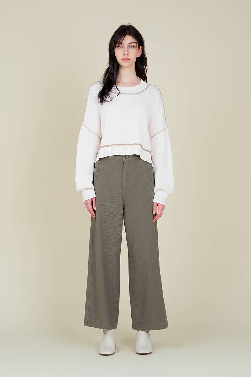 50592 - PANTALONI IN TWILL