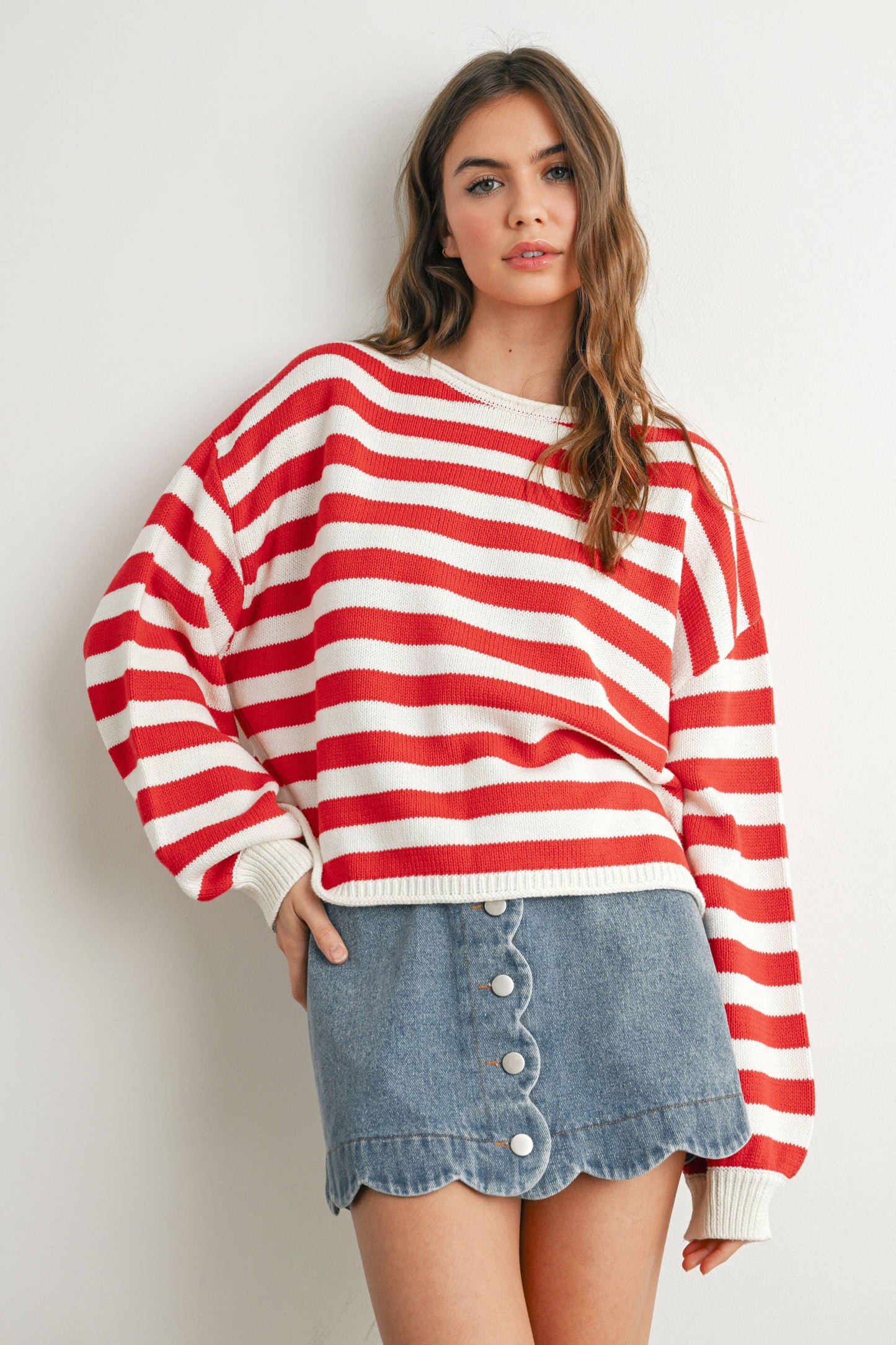 Maglione a righe - BMW7645
