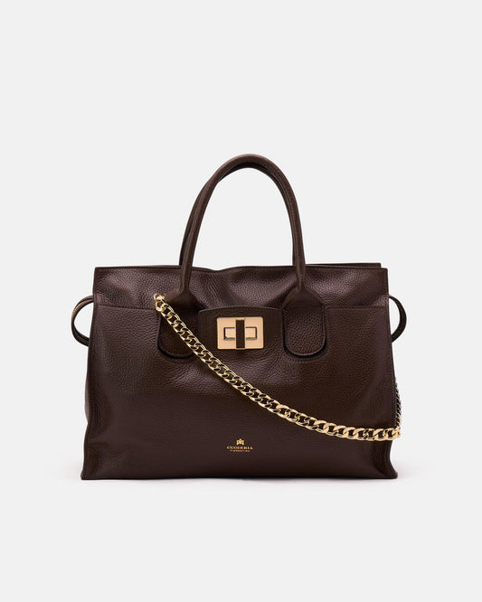 Bella Soft Large tote cioccolato