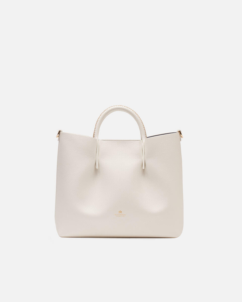 Candy Large tote colore bianco