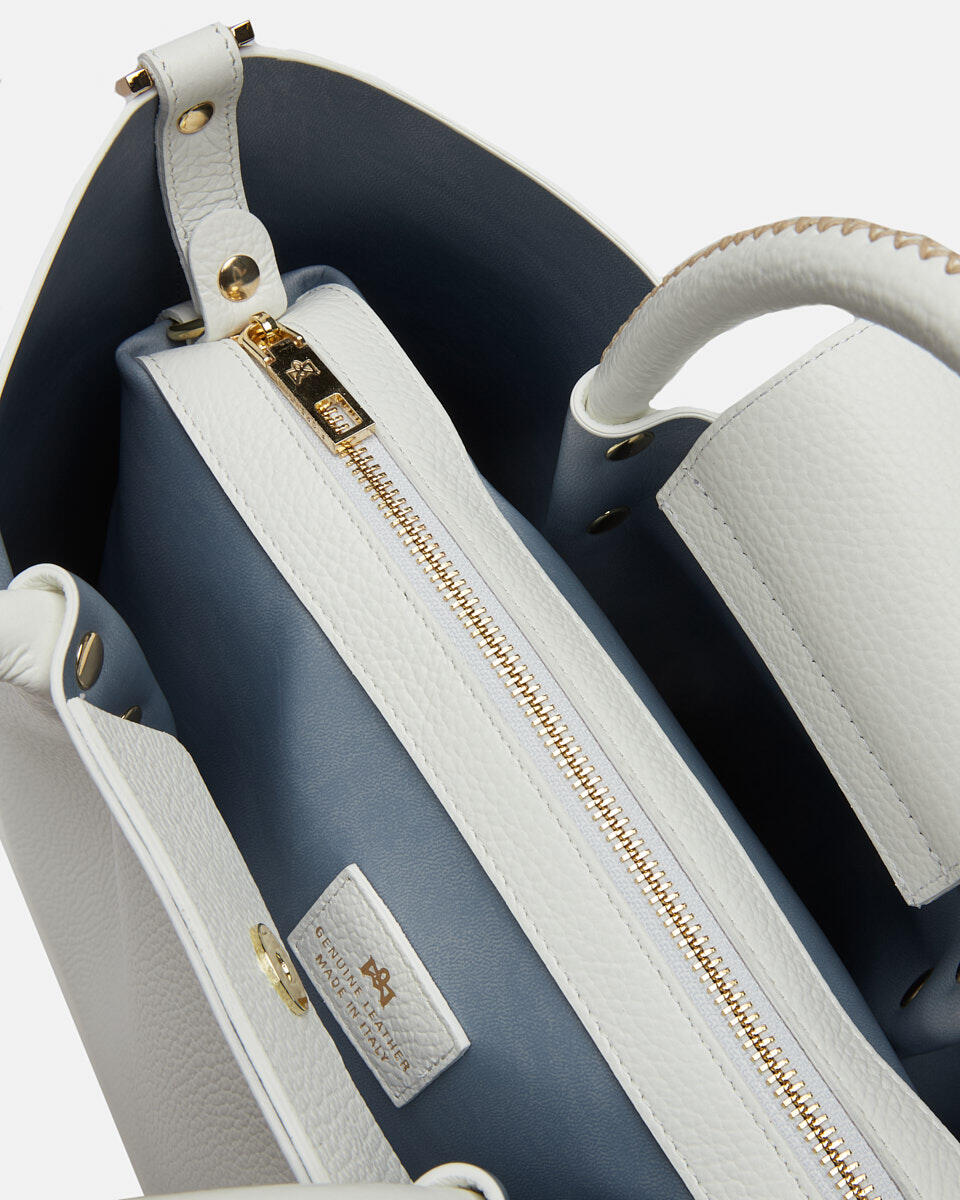 Candy Large tote colore bianco