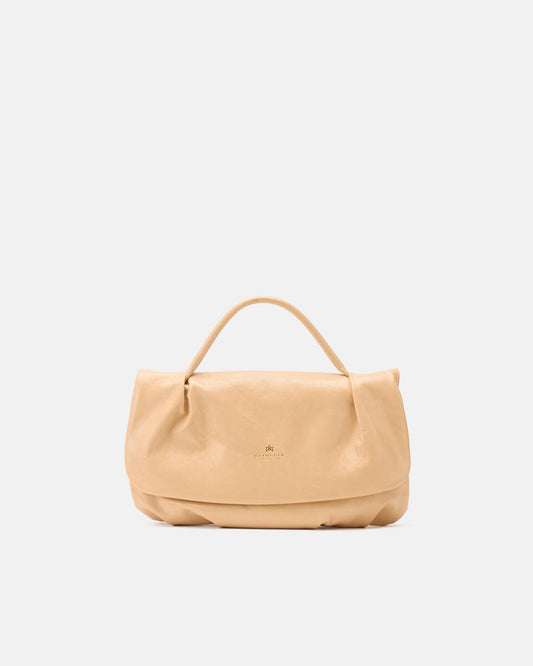 Candt soft flap bag colore nude