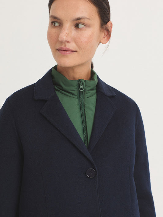 Cappotto con gilet rimovibile Blu navy