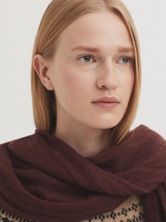 Foulard colorato chestnut