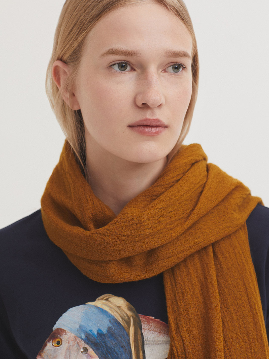 Foulard colorato caramel