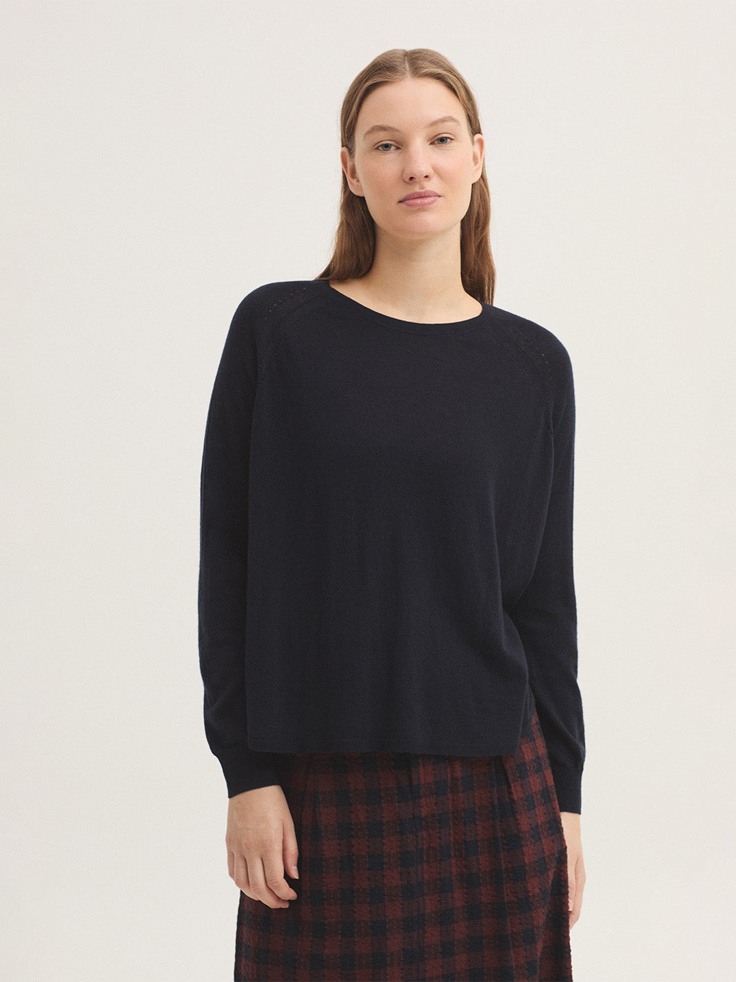 Maglione basic oversize Navy blue