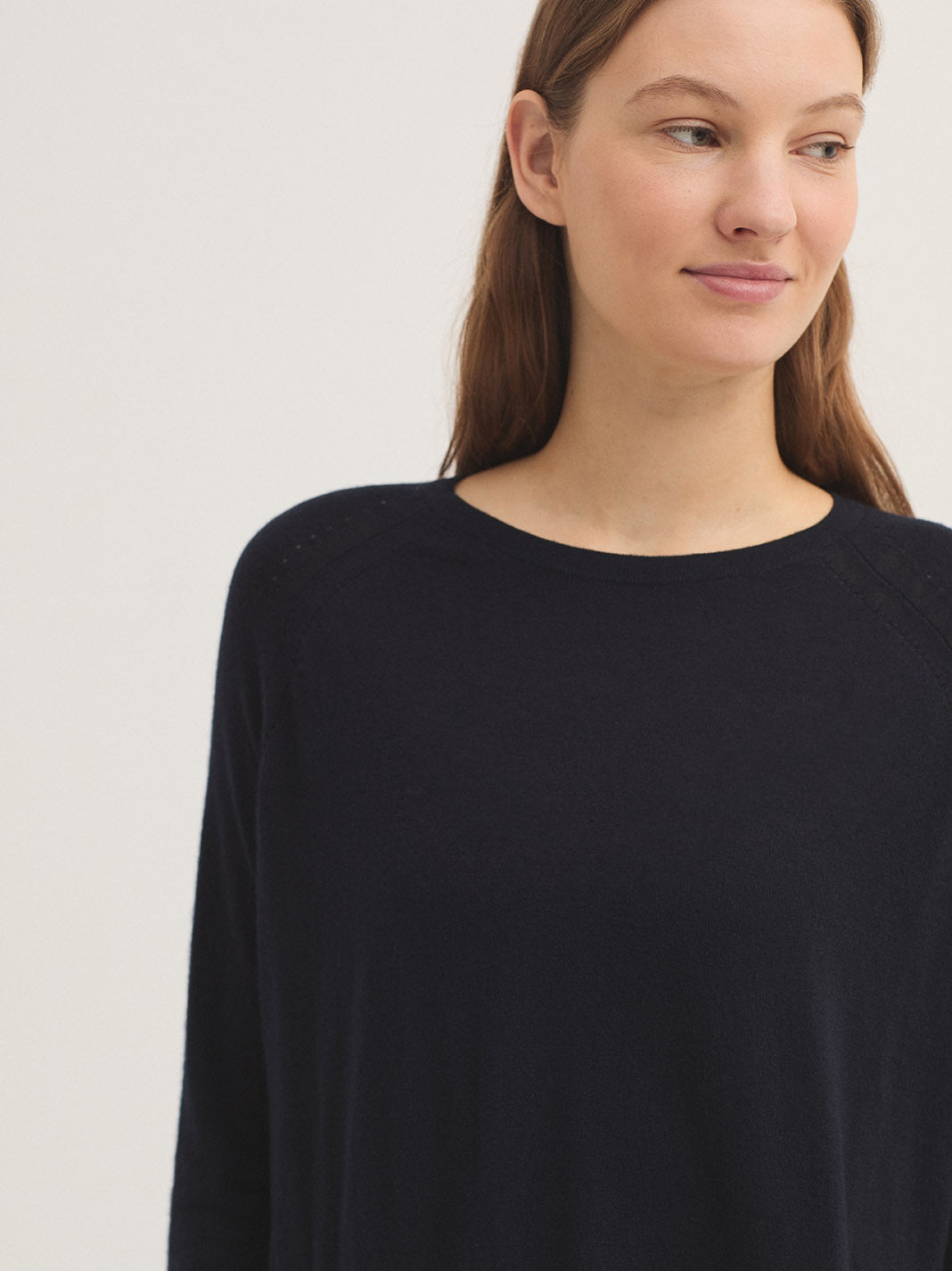 Maglione basic oversize Navy blue