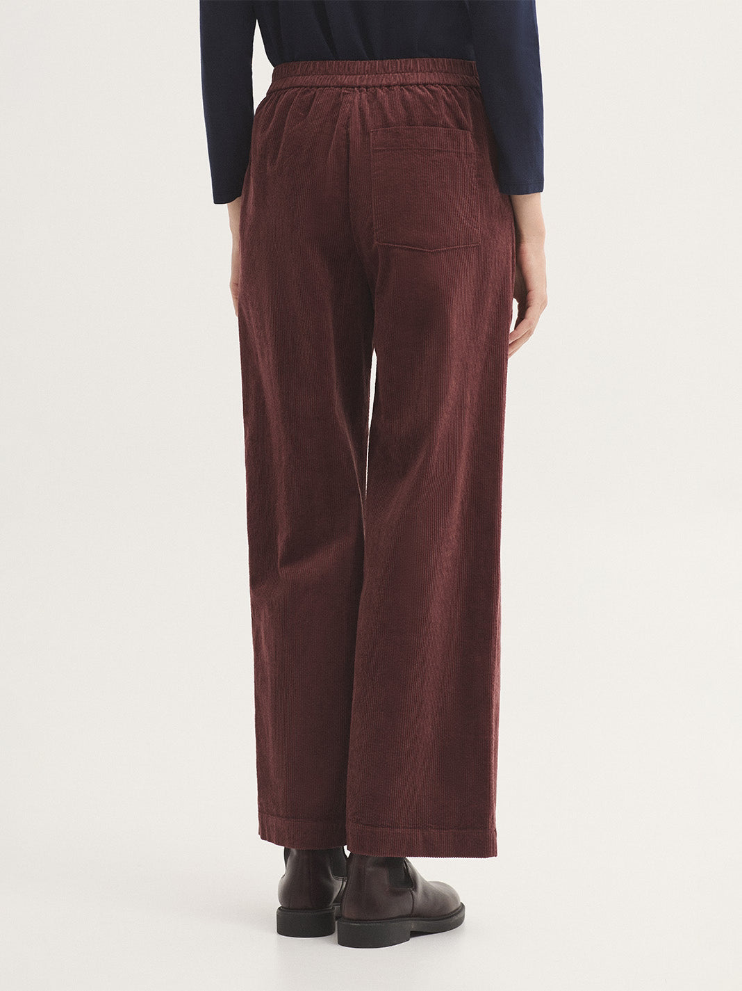 Pant in velluto a coste Chestnut