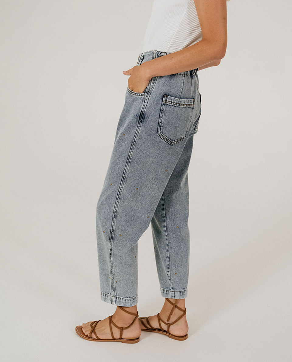 Denim con borchie Teddy On