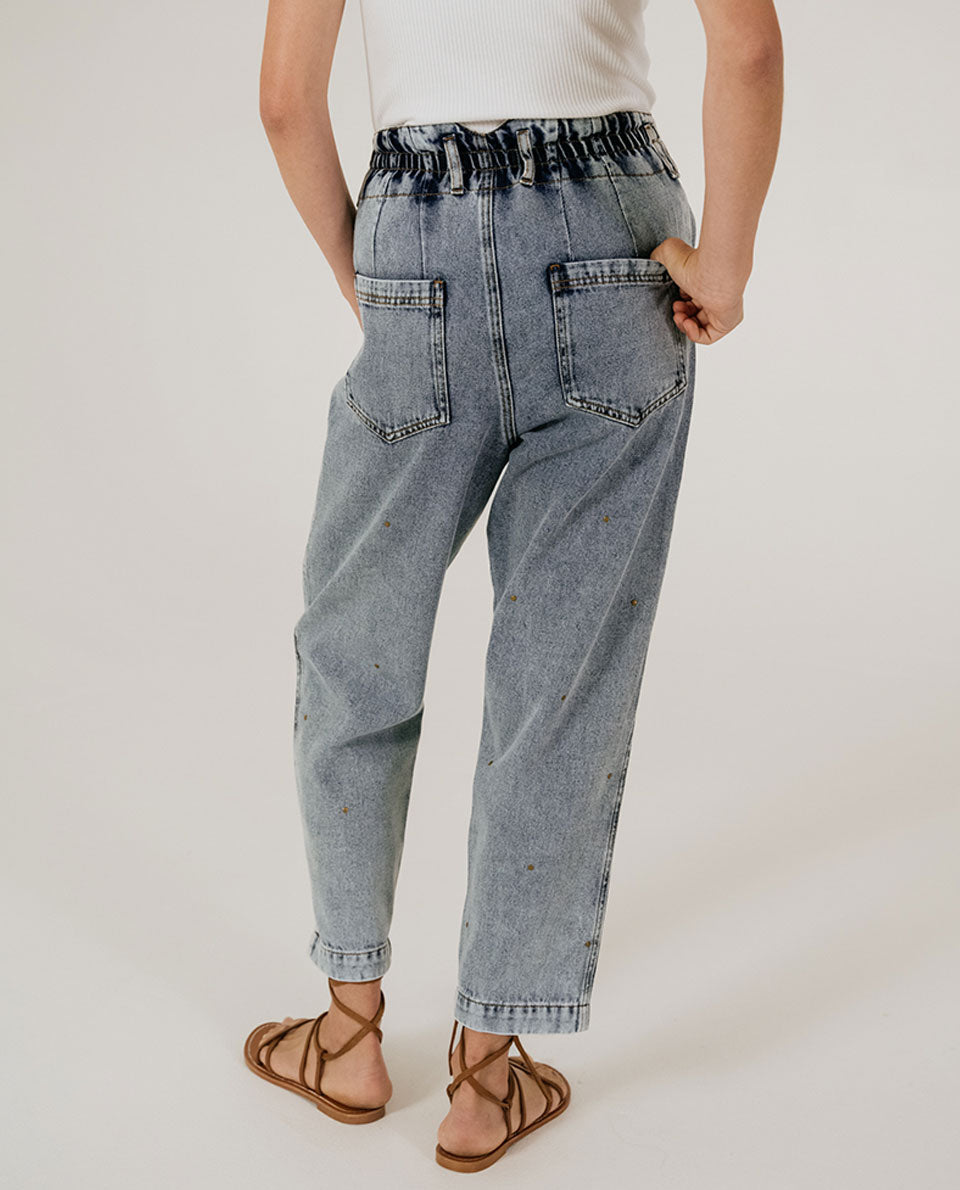 Denim con borchie Teddy On