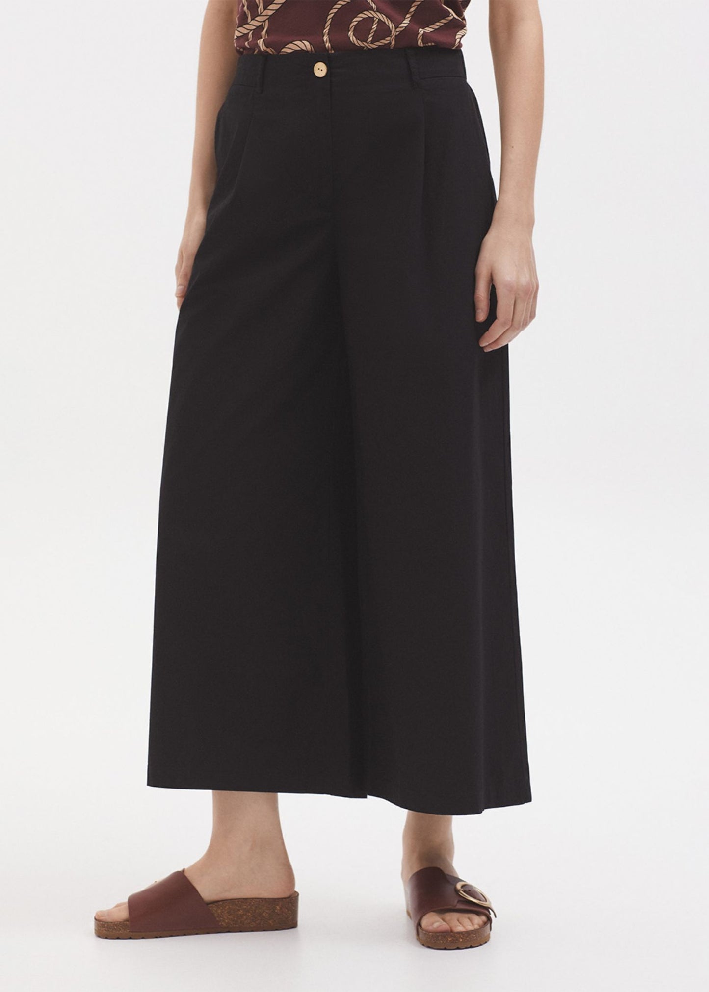 Gonna pantalone popeline