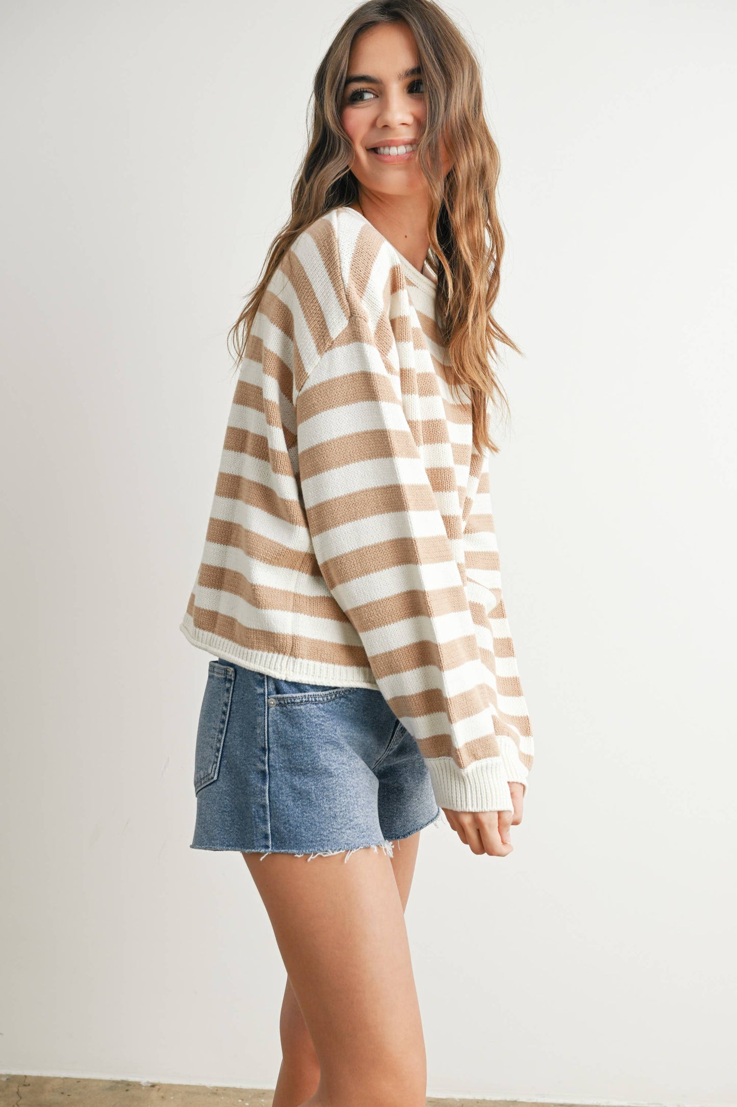Maglione a righe - BMW7645