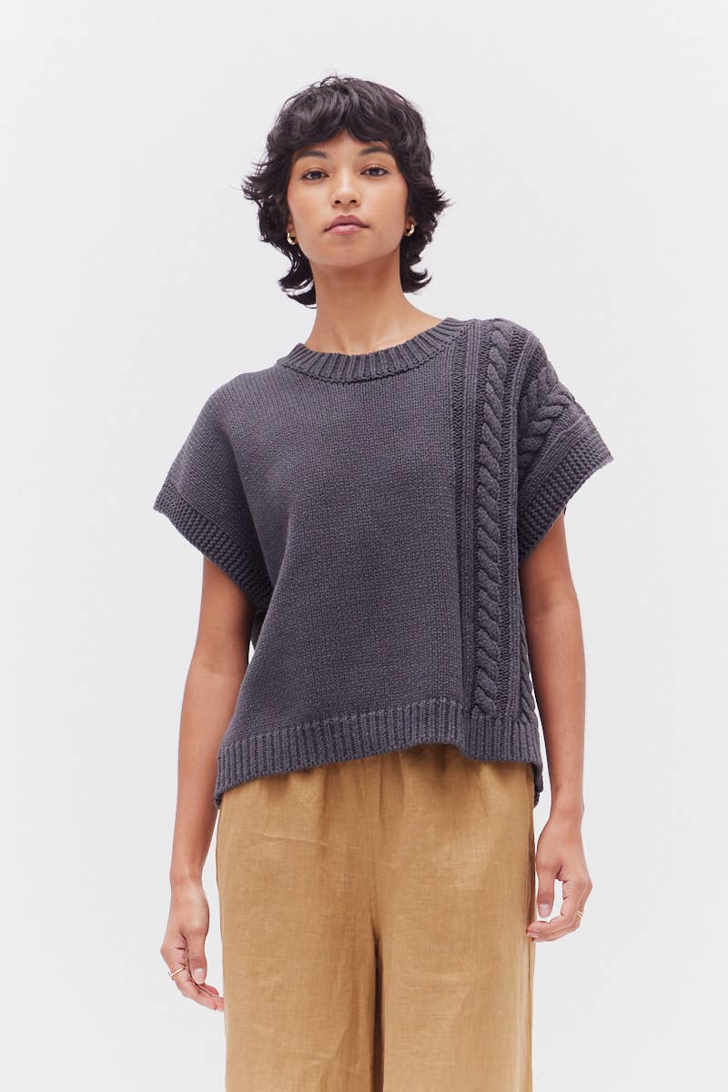41862 - GILET ESTIVO IN MAGLIA