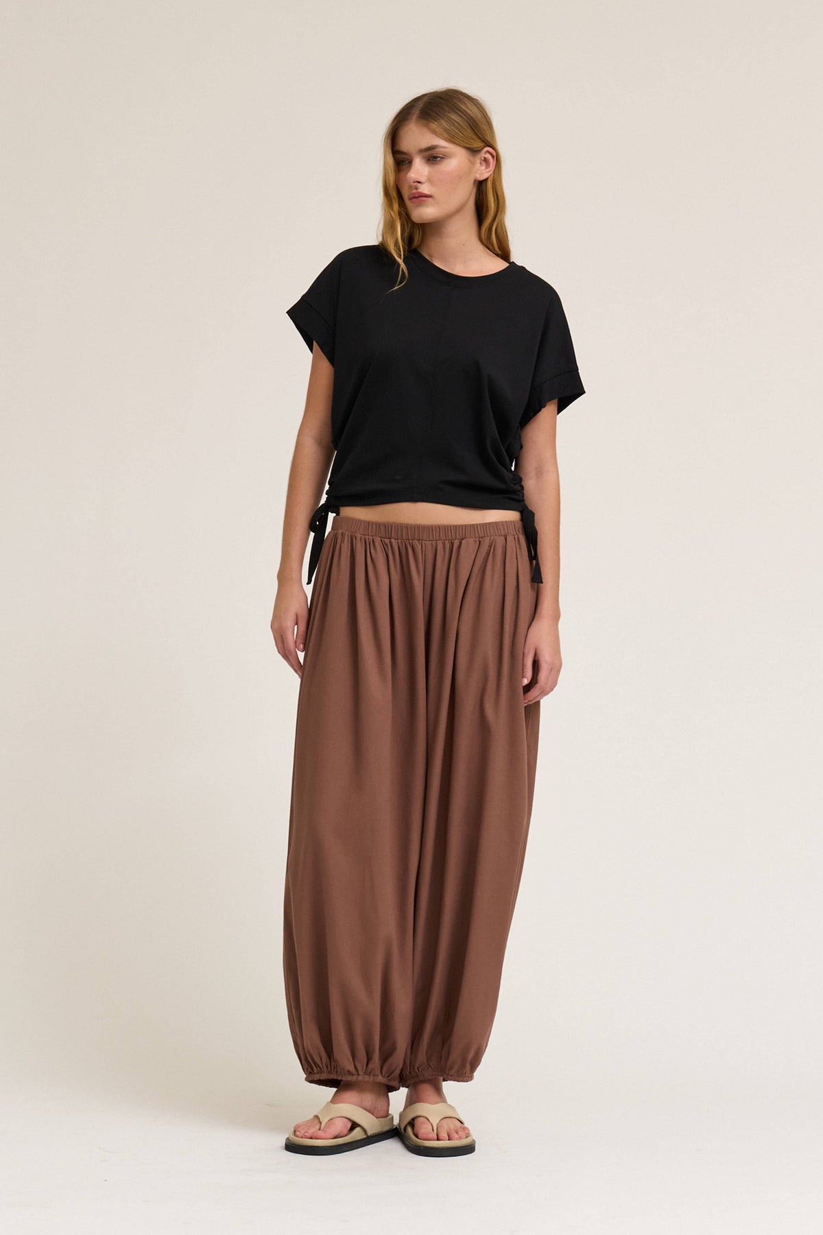 Boxi T-shirt con elastico laterale