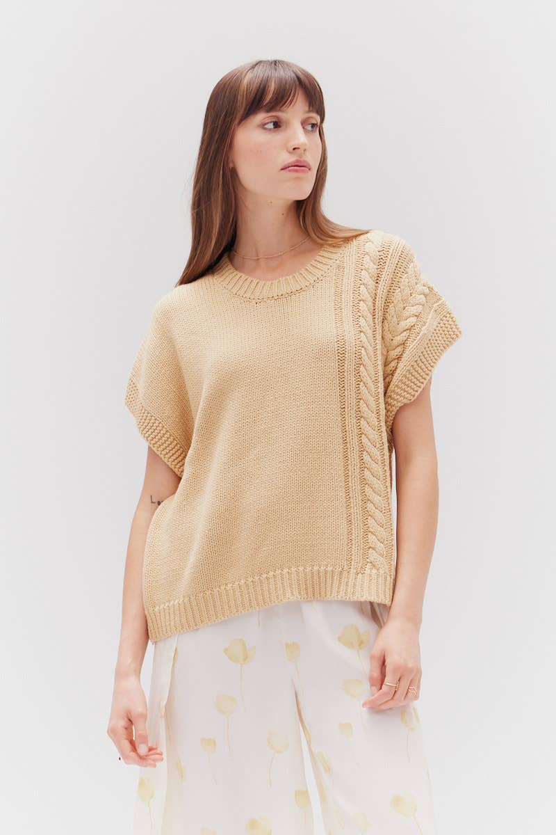 41862 - GILET ESTIVO IN MAGLIA