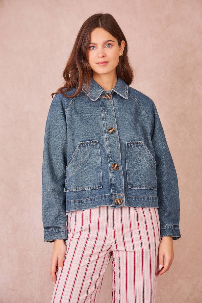 Giacca in denim VERSAILLES