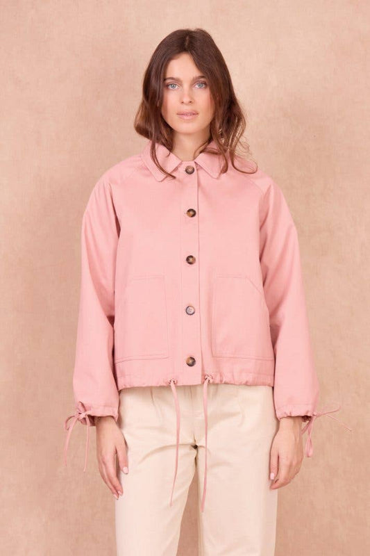 GLENNY Giacca in cotone: Pink / S
