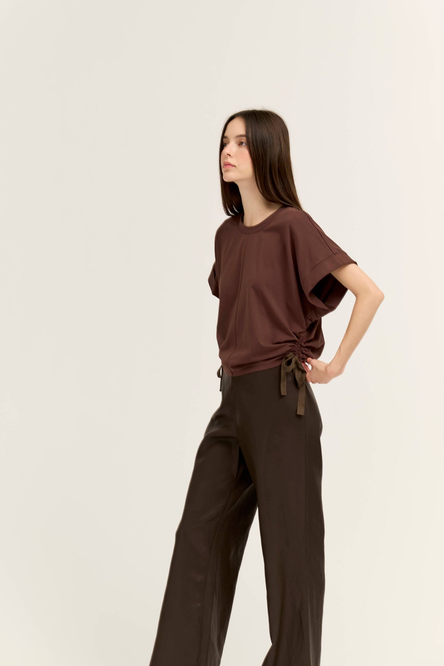 Boxi T-shirt con elastico laterale