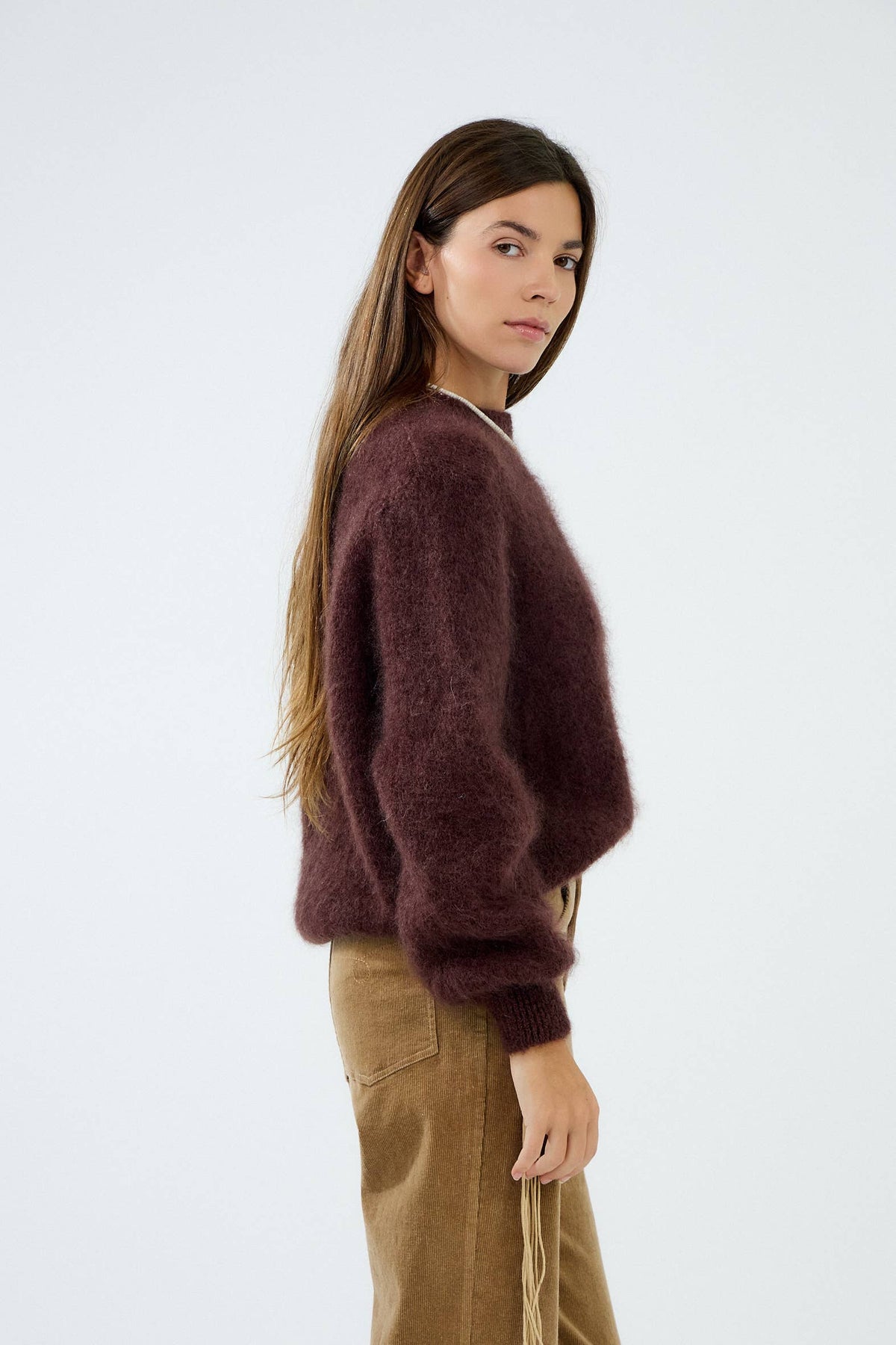 Pull in misto lana mohair