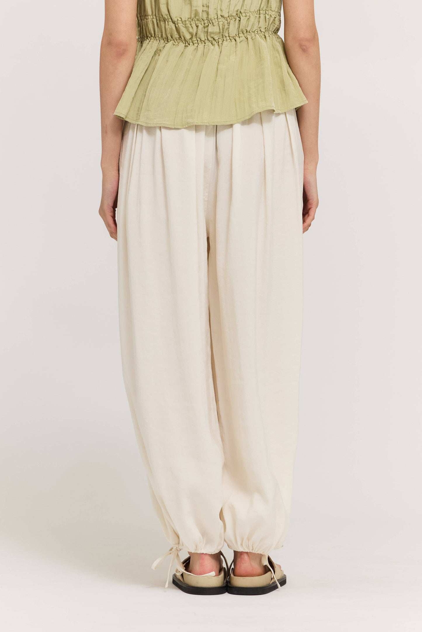 50959 - PANTALONI A BALLOON CON VITA PLISSETTATA