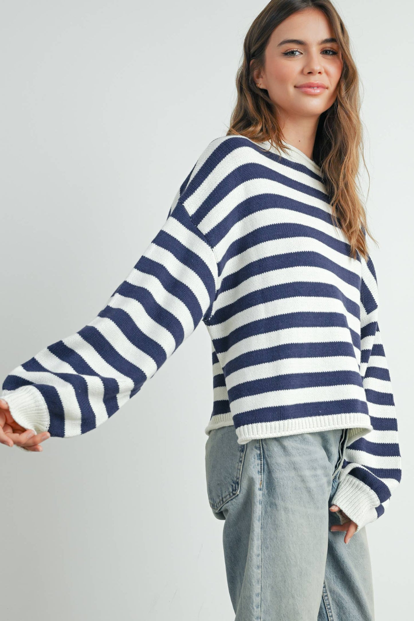 Maglione a righe - BMW7645