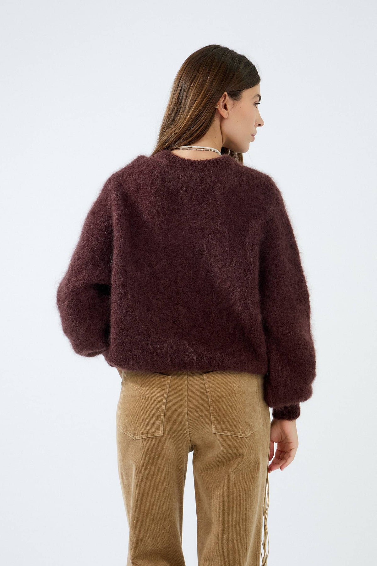 Pull in misto lana mohair