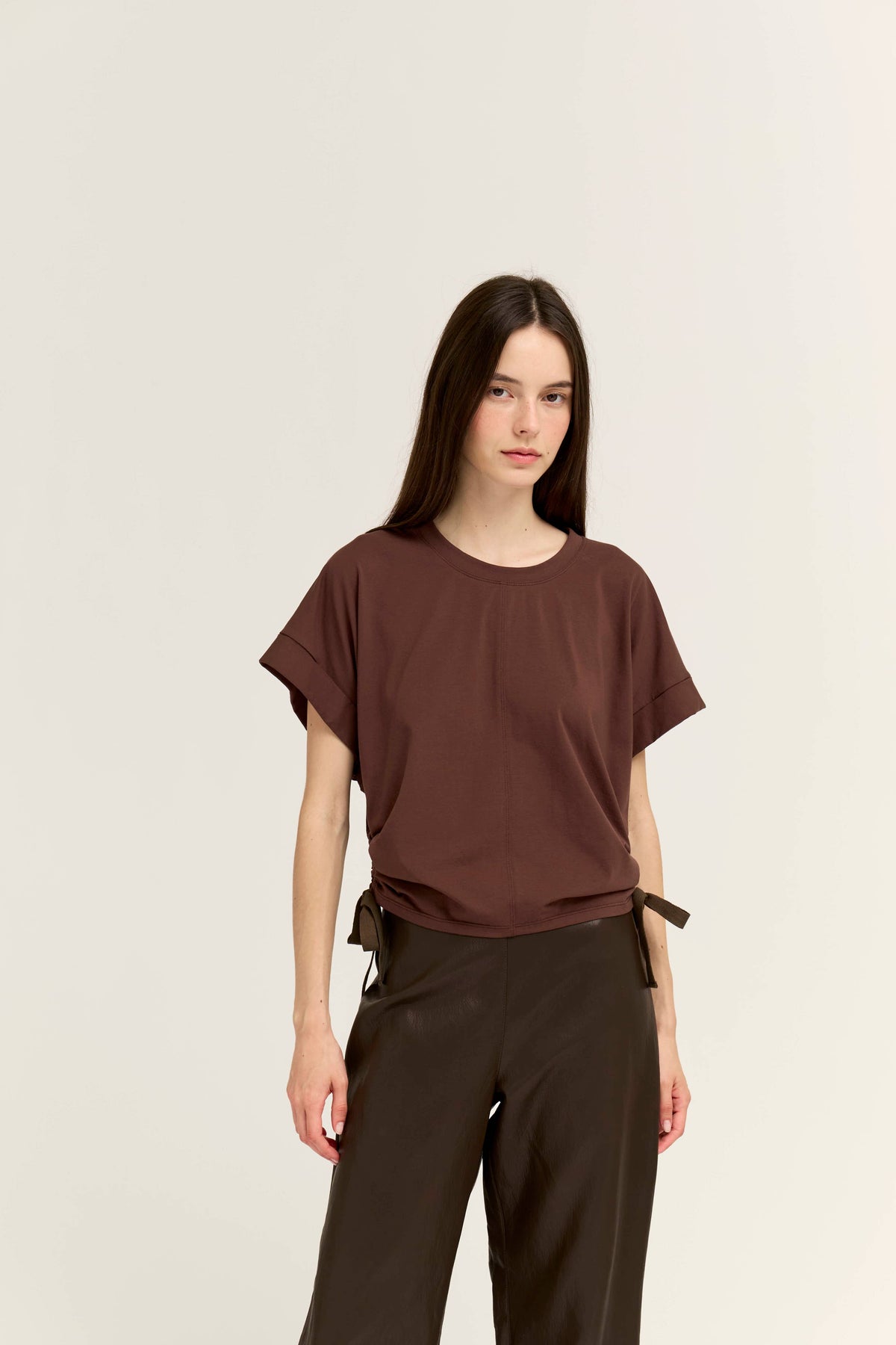 Boxi T-shirt con elastico laterale