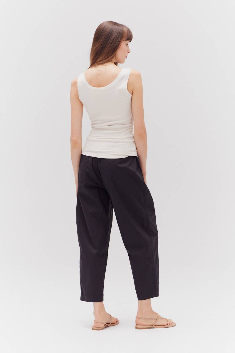 Pantaloni in popeline di cotone