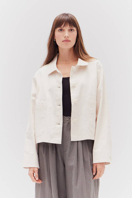 Giacca in twill