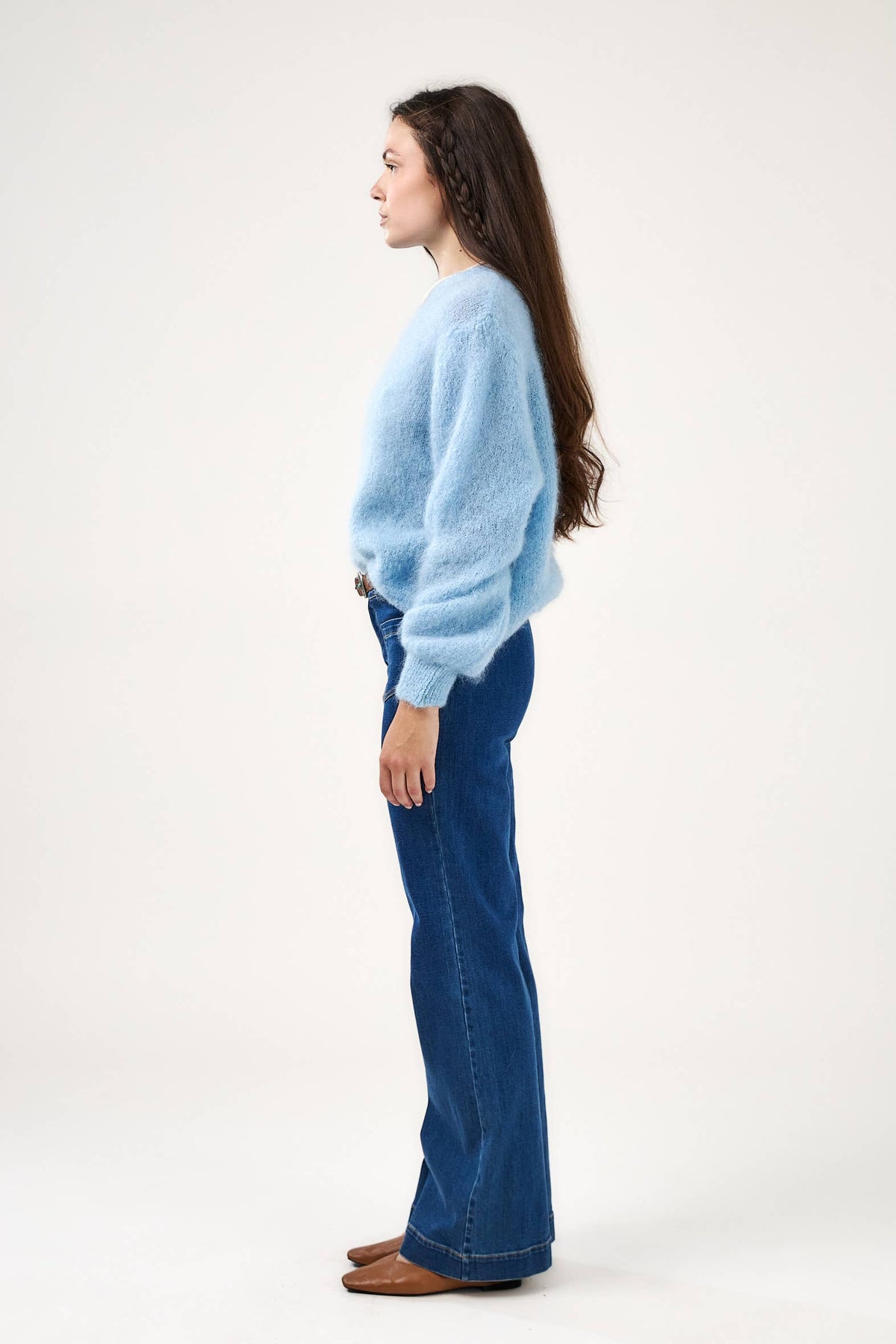 Pull in misto lana mohair