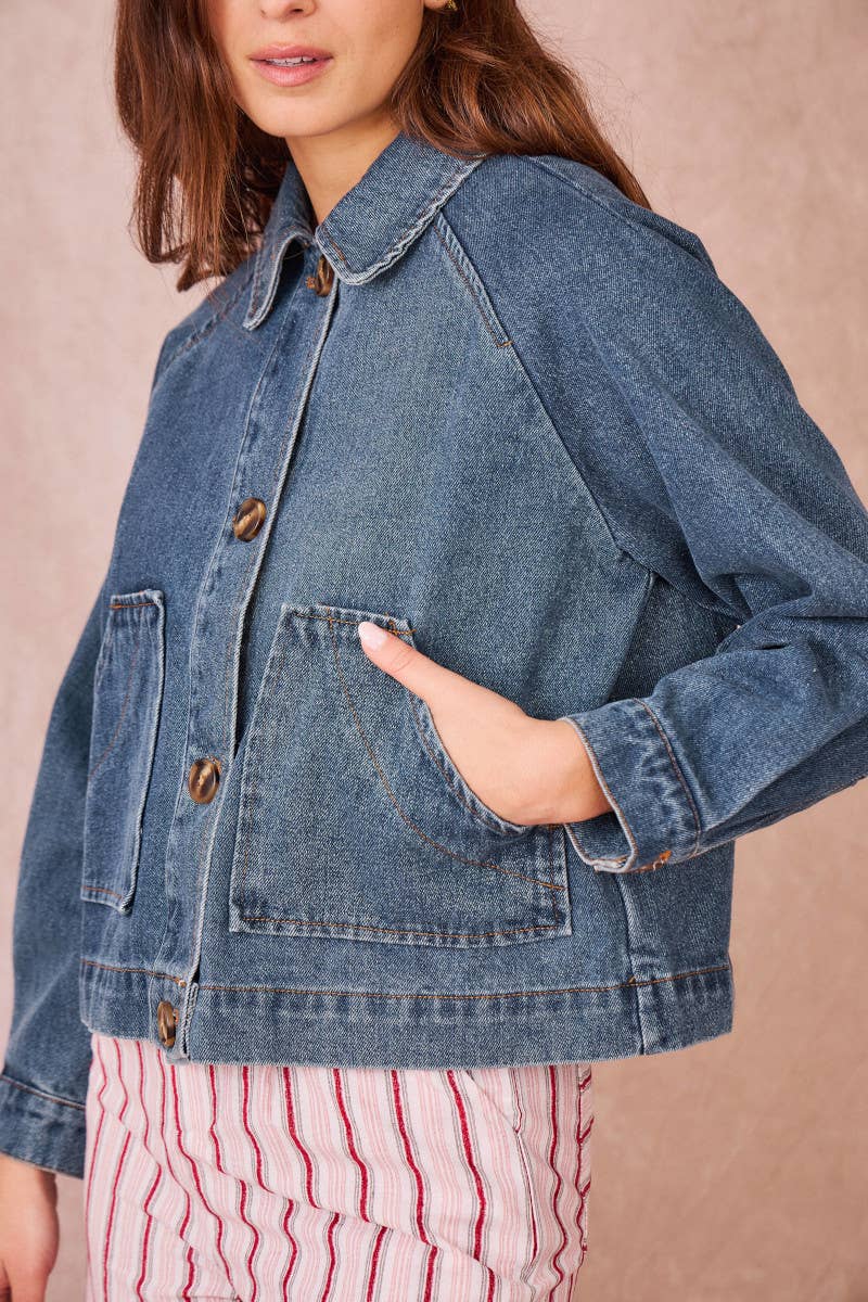 Giacca in denim VERSAILLES