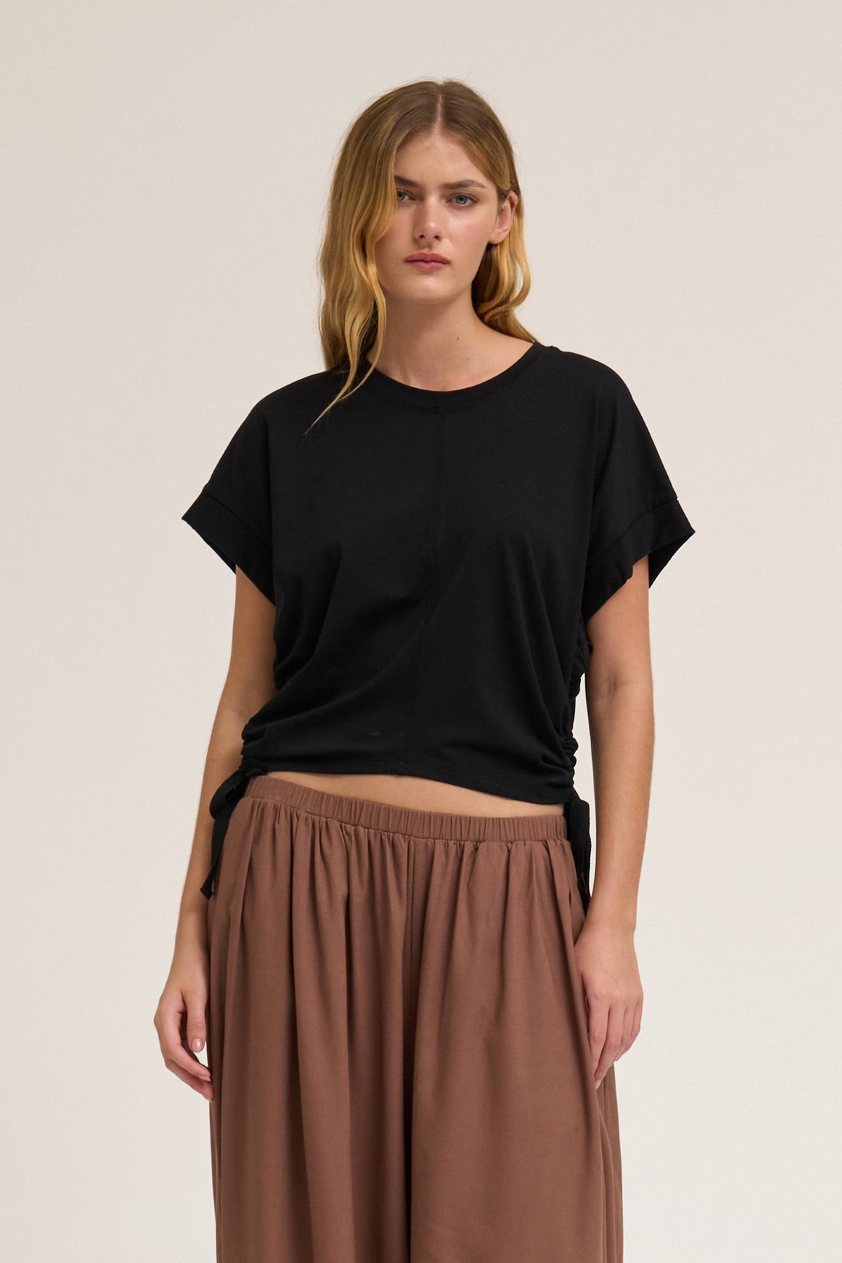 Boxi T-shirt con elastico laterale