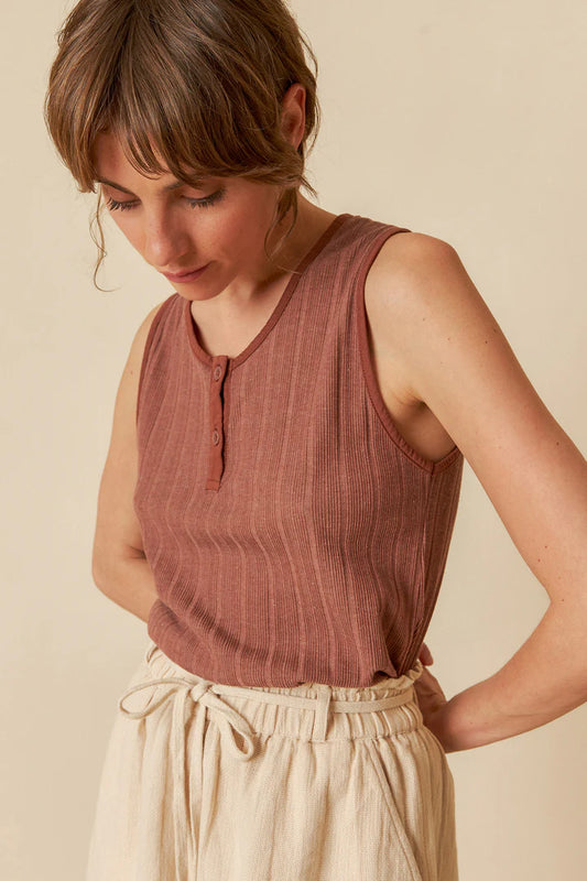 Top knit in cotone organico