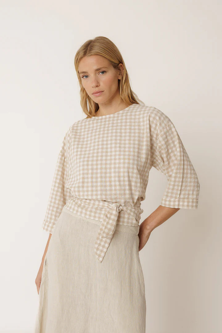 Camicia check a portafoglio