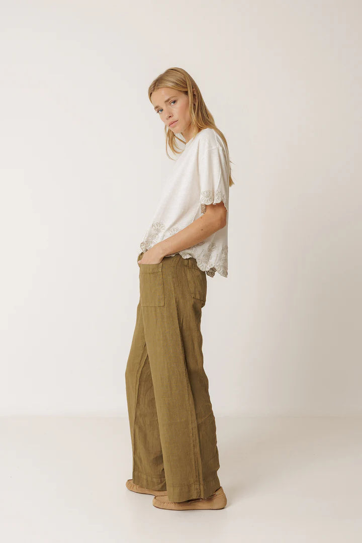 Pant in puro lino
