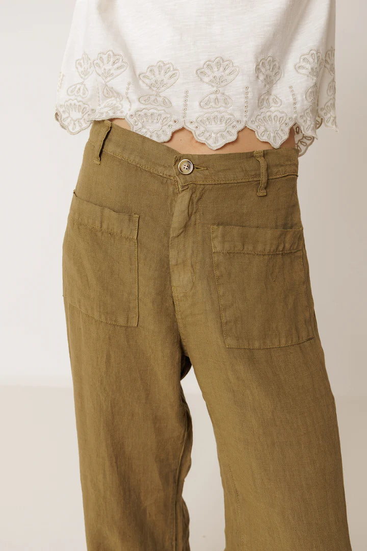 Pant in puro lino