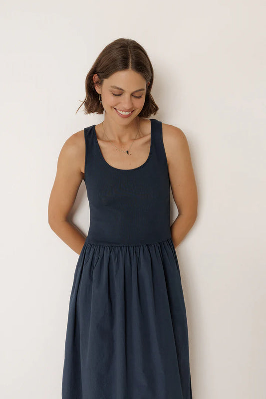 Abito in poplin di cotone