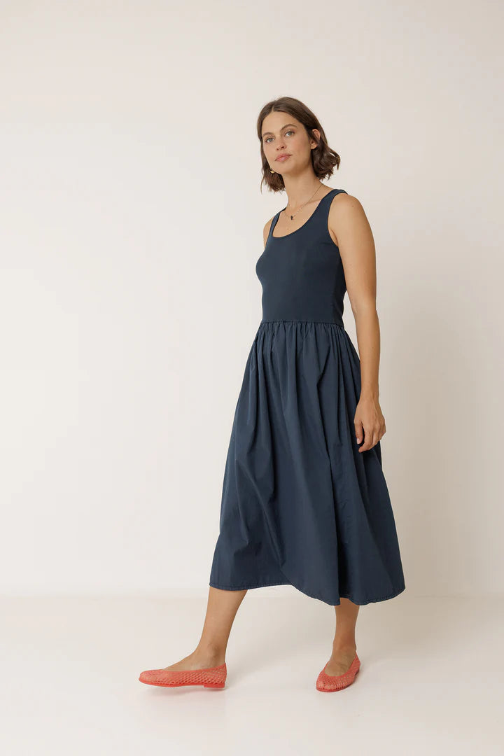 Abito in poplin di cotone
