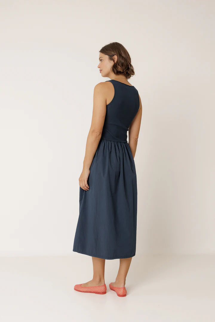 Abito in poplin di cotone