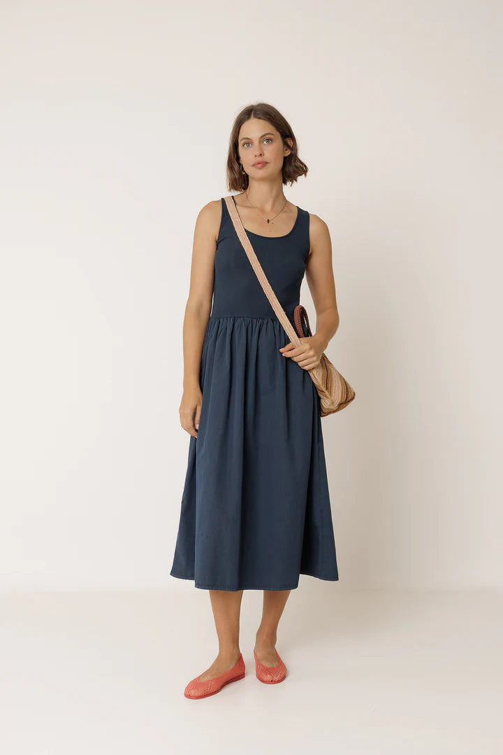 Abito in poplin di cotone