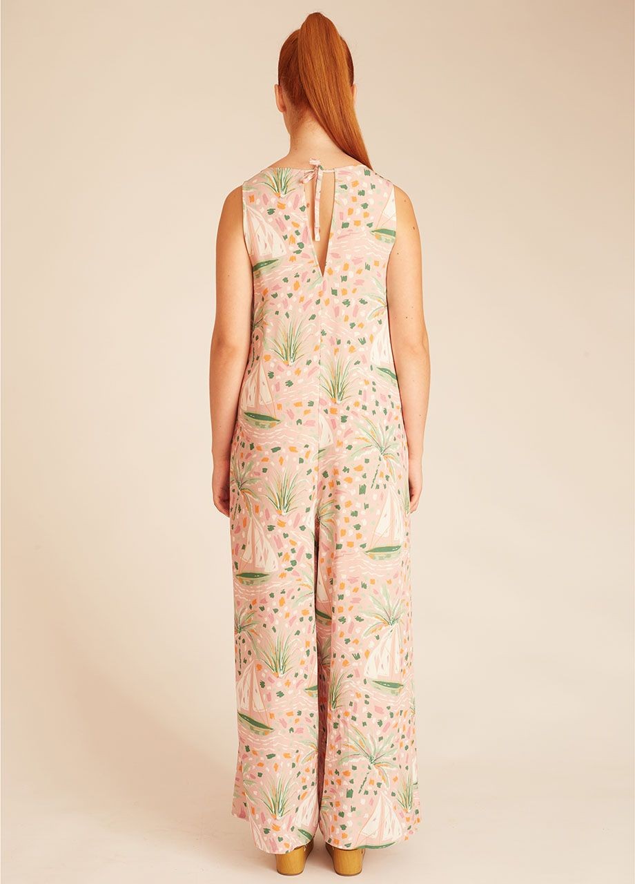 Pink boat jumpsuit